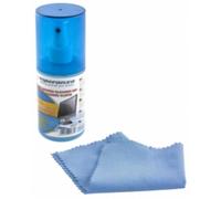 Kit de Limpieza para Pantallas LCD/TFT/Plasma (Spray + Paño de Microfibra) - ESPERANZA