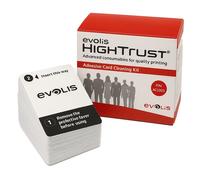 Kit de Limpieza Evolis - 50 Tarjetas Adhesivas para Rodillo de Limpieza