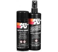 Set Limpieza Spray Filtro 1 Deportivo K&N Kn Coche Moto Detergente 355ml Aceite