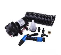 Kit de limpieza industrial con bomba de 5 cámaras para limpieza de cubiertas y barcos, autocebado, operación de bajo ruido, spray ajustable, protección de apagado (G50-70-12 (G50-70-24 (24 V))