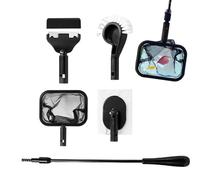 Kit de Limpieza para Acuario - 4 en 1 limpiafondos de | las Herramientas de Limpieza de Acuario,para tortugas, camarones, Bettas, hogares, estanques, terrarios, agua dulce y agua salada