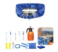 Kit de limpieza para aire acondicionado split ZSPLIT-MAIR, bolsa de limpieza para aire acondicionado split, kit de limpieza para aire acondicionado split（ 15pezzi,Azul oscuro）