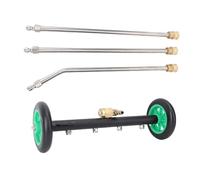 Kit de Limpieza para Bajos de Coche de 17,7 Pulgadas, 2,5 GPM, 4000 PSI, Multifuncional, ángulo Ajustable, Alta presión.
