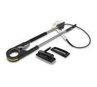 Kit de limpieza para fachadas y superficies de vidrio, Cepillos de lavado negro