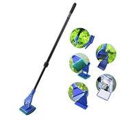 Kit de Limpieza para limpiar el tanque de peces de acuario 5 en 1 Juego de limpieza para acuarios retráctil Cepillo para tanque de peces Grava Limpiador de algas Herramienta para peces