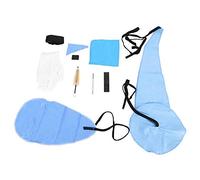 Kit de limpieza portátil para saxofón, kit de cuidado para saxofón con paño en forma de tiras 3D, cepillo para boquilla y juego de destornilladores para correa, para el mantenimien