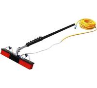 Kit de limpieza solar, cepillo de poste de alimentación de agua para limpieza de techo y vidrio, limpiador fotovoltaico, 10 m de longitud