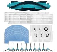 Kit de limpieza todo en uno, cepillo principal, cepillos laterales, filtros, paños de fregona y bolsas de polvo para ATVEL/para base R80 (B)