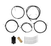 Kit de línea de Brilluxa, reemplazo del conjunto de tubos de ensamblaje de la manguera de nylon para suburbanos, kit de conector de ajuste de tubería de a prueba de fugas