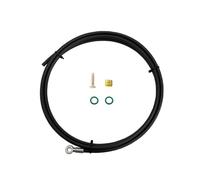 Kit de línea de freno de bicicleta 2,0 m para Shimano BH90 SLX M7000 XT | Frenos M9000 con adaptador banjo, junta de goma y herramienta de oliva, color negro