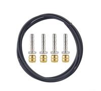 Kit de línea de freno hidráulico para bicicleta, juego completo de mangueras, conectores y cabezales de oliva a 2 5 m (bh-90)