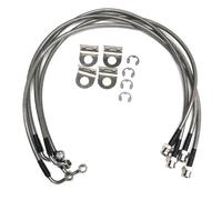 Kit de Línea de Freno Manguera 4 mangueras de freno extensibles de 2 a 6 pulgadas para Jeep Wrangler JL JLU 2018-2025, kits de elevación de suspensión.(4-6 inches)