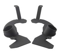 Kit de Línea de Freno Manguera Placas de soporte de refrigeración de frenos de aluminio, salida del conducto de aire, compatibles con BMW E92 E90 M3