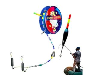 Kit de Líneas De Pesca Premontadas - Listo Para Usar Pre-Anudado Multiusos, Línea De Pesca Buscando Para Día Y Noche - Para Pescadores Confirmados Apasionados Principiantes Aficionados Mujeres