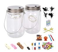 Kit de linternas mágicas - Arte y artesanía de luz nocturna - Proyecto artístico de actividad para niñas de 6 años y más para cumpleaños, escolar, Navidad