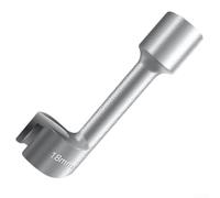 Kit de llaves en forma de L con tamaños de 12 mm, 13 mm, 14 mm, 15 mm, 17 mm y 19 mm, diseñado para una transferencia de par consistente en espacios reducidos (18)