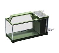 Kit De Los Pisos - Acuario LED, Mini Tanque Tranquilo | Combo De Bomba De Filtro De Pescado De Escritorio, De Iluminación Inteligente para El Interior del Hogar, Configuración De Mascotas De M