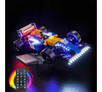 Kit de luces de mando a distancia compatible con Lego 10353 Williams Racing FW14B y Nigel Mansell (no modelo), juego de iluminación LED compatible con Lego Williams Racing FW14B y Nigel Mansell 10353