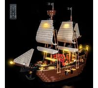 Kit de luces de mando a distancia compatible con Lego 31387 Iconic Pirate | (Sin modelo) Juego de iluminación LED, montaje fácil e iluminación estable, regalo perfecto para fiestas