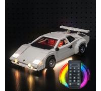 Kit de luces de mando a distancia para Lego 10337 Lamborghini Countach 5000 Quattrovalvola, juego de iluminación LED para Lego Lamborghini Countach 5000 Quattrovalvola juguete creativo