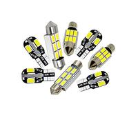 Kit de Luces Interiores de Coche led Canbus Blanco de 12 Uds, para Nissan Pathfinder R51 2005-2012 led Domo Interior Placa de matrícula luz de Maletero