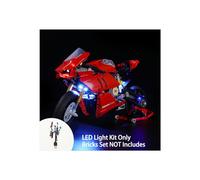 (Kit de luces LED compatible con 42107) Compatible con la motocicleta LEGO 42107 Technic Ducati Panigale