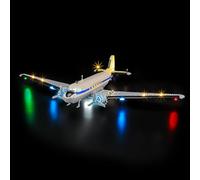 Kit de Luces LED Compatible con Avión de Pasajeros Douglas DC-3 de PAN AM | Compatibile Con LEGO Icons 11378 (Juego Modelo no Incluido)