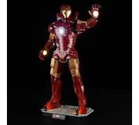 Kit de Luces LED Compatible con LEGO Iron Man Mark 3 76344 | Compatibile Con Edición para Coleccionistas(Juego Modelo no Incluido)