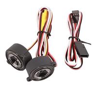 Kit de luces LED para coche RC, Faros delanteros de plástico coches RC Crawler con 12 modos de iluminación y cable de conexión incluido Para coches RC Crawler YK4082 a escala 1/8 y 1/10