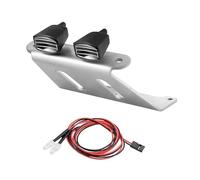 Kit de luces para RC Para Tamiya CW-01 Chasis RC Piezas De Actualización Coche Modelo Accesorios Armadura Parachoques Delantero Metal Con Luz Lámpara
