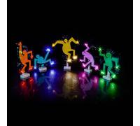 Kit de luz compatible con Lego Keith Haring - Dancing Figures 31216 (no modelo), juego de iluminación LED compatible con Lego Keith Haring - Dancing Figures Juguete creativo