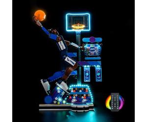 Kit de luz con control remoto compatible con Lego Nike Slam Dunk 43010 (Sin modelo), Set de iluminación LED Compatible con Lego Nike Slam Dunk Juguetes creativos
