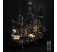 Kit de luz de control remoto compatible con Lego 10365 Capitán Jack Sparrow's Pirate Ship (sin modelo), juego de iluminación LED, compatible con Lego Captain Jack Sparrow's Pirate Ship Juguete