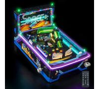 Kit de luz de mando a distancia compatible con Lego 11374 Arcade Pinball | Solo juego de luz, modelo no incluye juego de iluminación LED, compatible con máquina de pinball de Lego Arcade