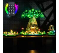 Kit de luz de mando a distancia compatible con Lego 77092 Great Deku Tree 2 en 1 (no modelo), juego de iluminación LED compatible con gran árbol decorativo 77092 juguete creativo