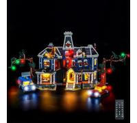 Kit de luz de mando a distancia compatible con Lego Stranger Things: The Creel House 11370 (no modelo), juego de iluminación LED compatible con Lego Stranger Things The Creel House bloques de