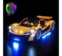 Kit de luz de mando a distancia compatible con Lego Technic McLaren P1 (no modelo), juego de iluminación LED compatible con 42172 McLaren P1 juguete creativo
