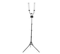 Kit de Luz de Video LED-45W Luz de Belleza de Brazos Dobles, Luz de Relleno de Fotografía LED Regulable 3000K - 6500K con Soporte de Trípode Ajustable para Teléfono para