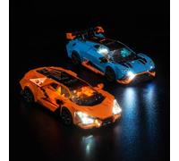 Kit de luz LED compatible con Lego 77238 Lamborghini Revuelto y Huracán STO (sin modelo), kit de iluminación decorativa compatible con juguetes Lego Lamborghini Revuelto y Huracán STO