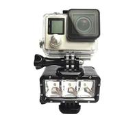 Kit de luz LED impermeable para cámara de fotos nocturnas con 3 modos de iluminación para Go-Pro Hero5 4 Session