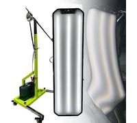 Kit de luz profesional para reparación de abolladuras sin pintura: panel de 95 cm con 6 tiras ajustables, soporte rodante resistente, herramienta para reparación de abolladuras de bricolaje y taller