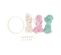 Kit de Macramé Bohemio, Materiales de Algodón y Bambú para DIY, Manualidades para Adultos y Mujeres - Relajación y Creatividad, Fácil de Usar, Ideal para Principiantes