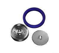 Kit de mampara de ducha de acero inoxidable de 58 mm para Sage Oracle Espresso, pantalla de filtro y junta mejorados para un flujo uniforme, compatible con modelos Breville Dual Boiler (juego