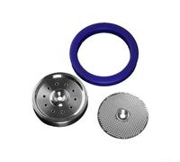 Kit de mampara de ducha para máquina de café espresso para Breville para salvia Oracle, pantalla de filtro de metal resistente y juego de juntas para eliminar los aceites de café y mejorar la