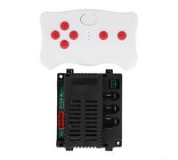 Kit de mando a distancia y receptor 2,4 G compatible con WEELYE RX41 para niños coche eléctrico juguete coche control remoto pieza de repuesto (F)