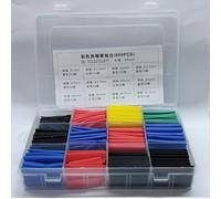 Kit de manga de tubo termorretráctil con propiedades ignífugas y rendimiento estable en un amplio rango de temperatura (800 piezas)