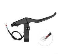 Kit de mango de freno, aleación de aluminio resistente a la abrasión para scooter Kukirin A1, montaje de perno izquierdo, 3 cables de repuesto (B)