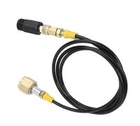 Kit de manguera adaptador de tanque DIN477 W21.8-14 de 1,5 m para manguera de alta presión de soda, compatible con normas europeas y estándares