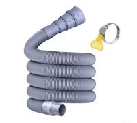 Kit de manguera de alcantarillado RV con tubo de drenaje plegable para caravana con adaptador ajustable, longitud flexible y material de PVC reforzado (2 m)