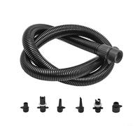 Kit de manguera de bomba de aire con 6 boquillas para inflador eléctrico de 20 PSI, adaptador de tubo de repuesto de 3.3 pies compatible con HT-781/HT-782/HT-790/HT-792 para kayak barco